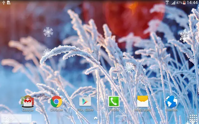 Frozen Flowers Live Wallpaper android App screenshot 0