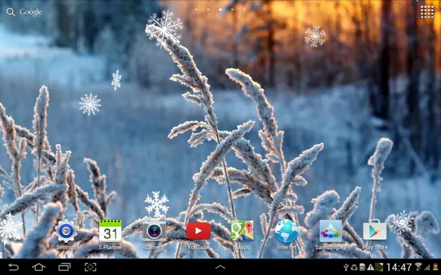 Frozen Flowers Live Wallpaper android App screenshot 2